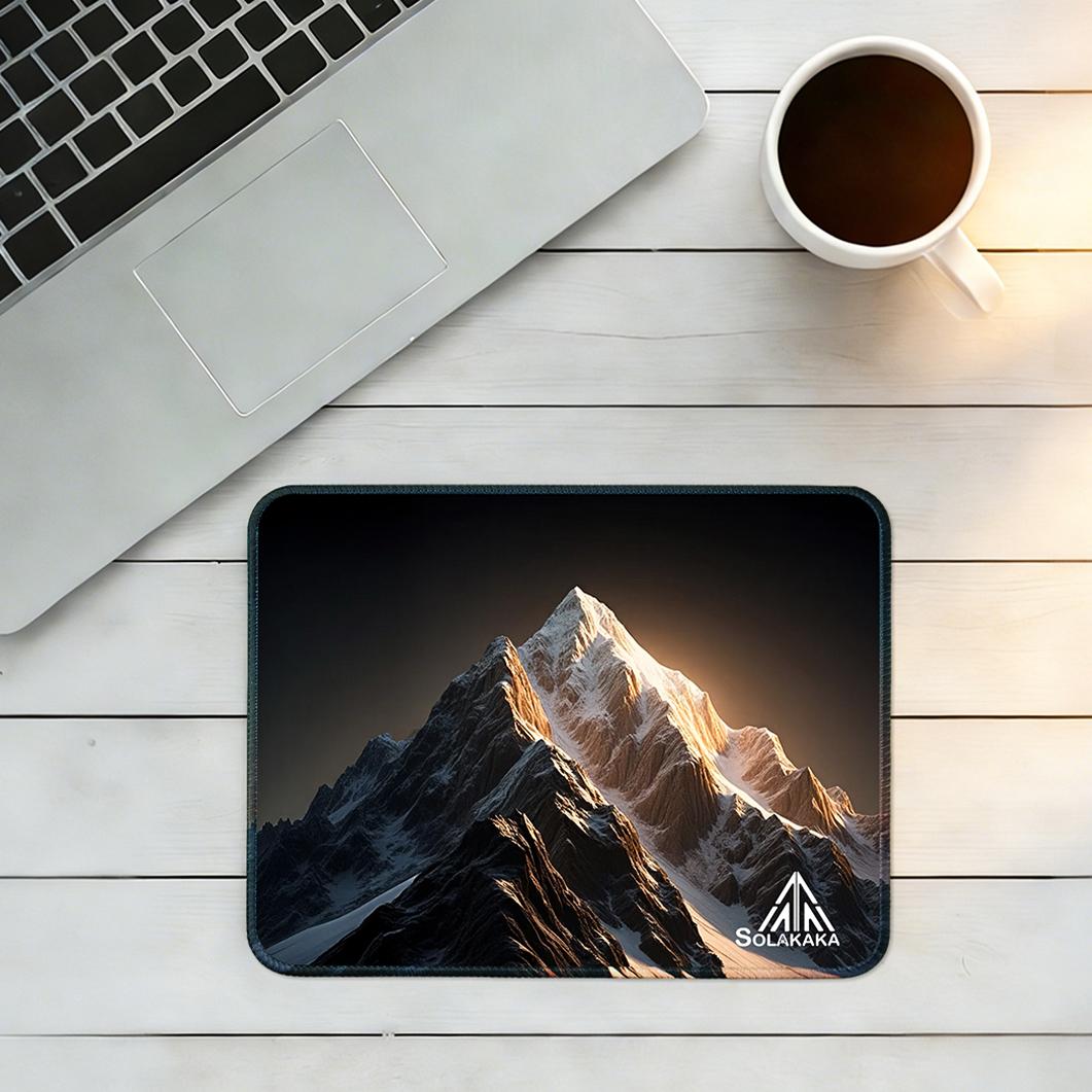 Solakaka Magic Mouse Pad, Office Computer Accessory, High-Precision Desktop Decorative Protective Pad, Rubber Non-Slip and Durable, Sunlight on Golden Mountains, Decorative. Solakaka Magic Mouse Pad, Office Computer Accessory, High-Precision Desktop Decorative Protective Pad, Rubber Non-Slip and Durable, Sunlight on Golden Mountains, Decorative.