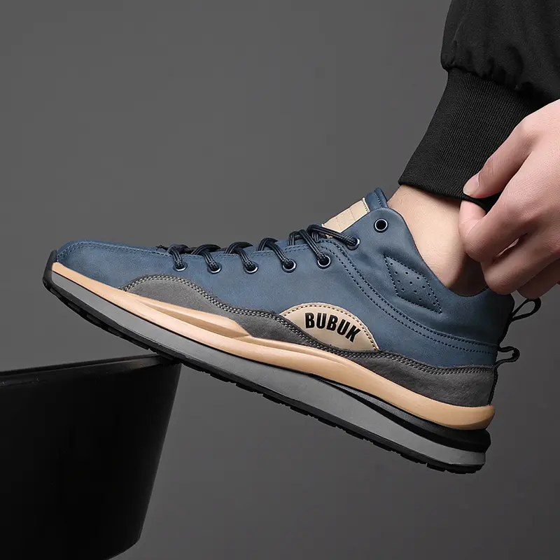 Fashionable Versatile Lace-Up Men's Casual Sports Shoes for Daily Life Outdoor Sports Mountain Climbing Hiking Easy-to-Clean Mountaineering Shoes Running Shoes for Men Sneaker Runner Closed Boy