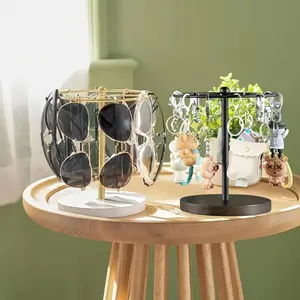 Minimalist Sunglasses & Keychain Stand That Looks Like Decor