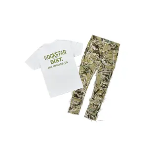 Lake White/Tree Camo T-Shirt/Slim Jean Bundle