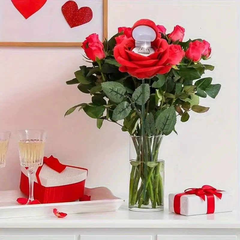 Surprise Rose Ring Box