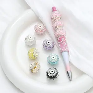New Heavy Industry Princess Butterfly Pearl Diamond Ball Water Diamond Chain DIY Wearable Pen Jewelry Accessories Beaded Tassel Charms Bead Sequin Bead Mix