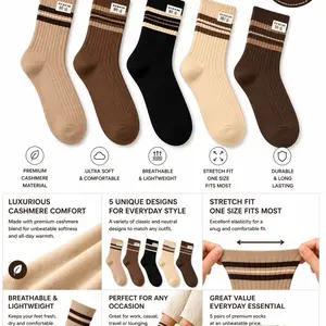 Toe2Toe Premium Cotton Crew Socks – Soft, Breathable & Comfortable Everyday Wear