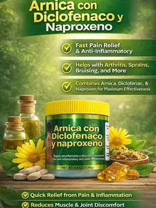 Arnica pomada muscular 125g - Arnica Massage Balm – 125g | Soothing Full-Body Care pomada de árnica con diclofenaco y naproxeno