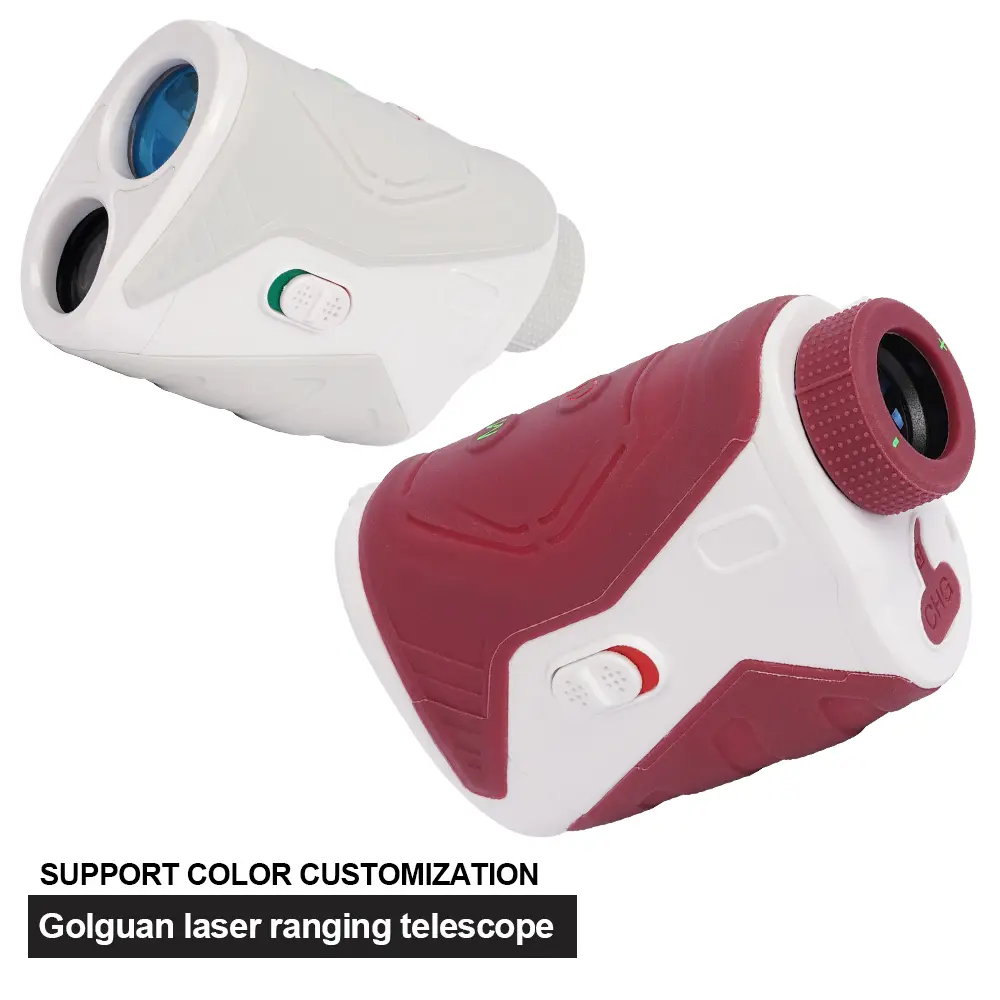 Golf Laser Rangefinder, 1500 yd High Accuracy Measurement, 6X Magnification, 6 Measurement Modes, Slope Switch, Flag Pole Locking Vibration, Rechargeable Magnetic Strip, for Golfers & Hunting