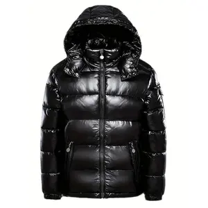 Men'S Winter Down Jacket, Stylish And Casual for Couples, Loose-Fitting White Duck Down Coat for Men, Windproof And Warm, High Quality.(Sheet)