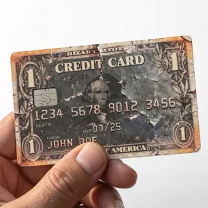 (2 Pack) Old Money Cool Card Sticker Cover, High-Quality Vinyl Debit/Credit Card Decal, Scratch-Resistant Water-Resistant