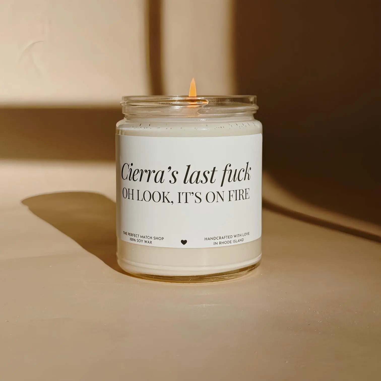 Custom name My last fuck candle funny candles no fucks given gifts for best friend boyfriend gifts boss gifts coworker gifts soy candles