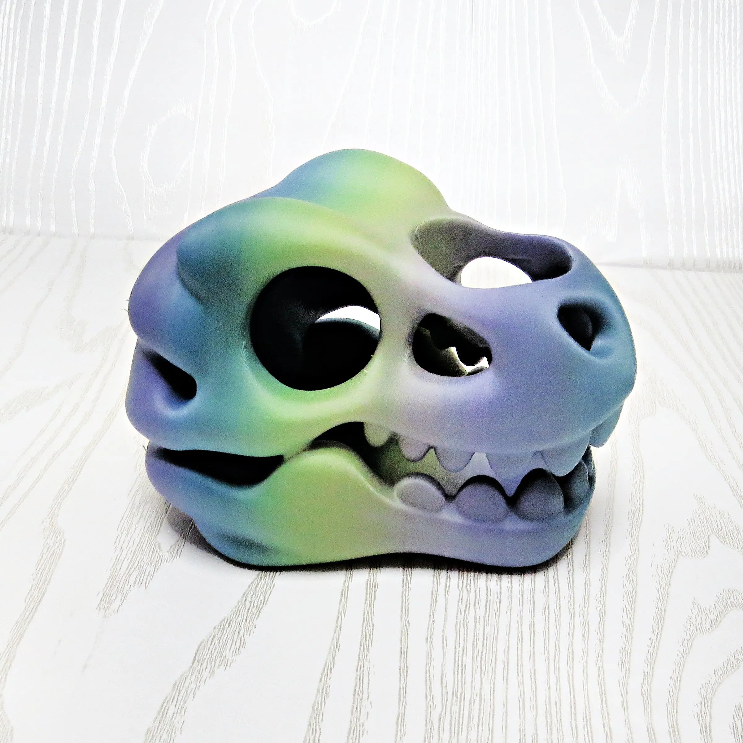 Dinosaur Skull Toothbrush & Toothpaste Holder – Fun Kids Bathroom Organizer