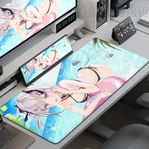 [Sale off up to 65%][Free Ship] 900x400 VSPO Mouse Pad VTuber Virtual YouTuber Large Mousepad Vtb Computer Keyboard XXL Pad Anime Pc Desk Accessories Gaming Mat