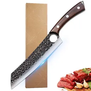 1PC Household Bread Knife Cooking Sharp Boning Knife Multipurpose Handmade Forged Professional Knives for Men