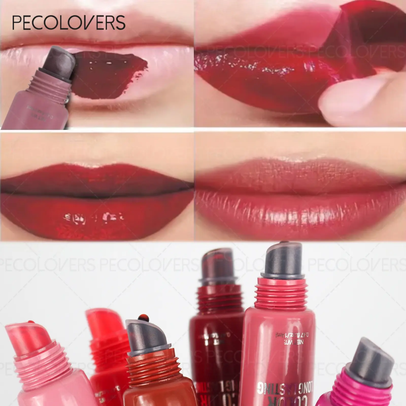 1PC Peel-off Lip Glaze Waterproof Long Lasting Non-stick Cups Matte Red Tear-off Liquid Tattoo Lipsticks Lip Stain Cosmetic