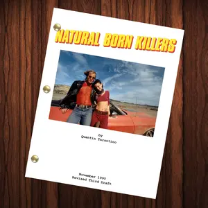 Natural Born Killers Movie Script Reprint Full Screenplay Full Script Quentin Tarantino