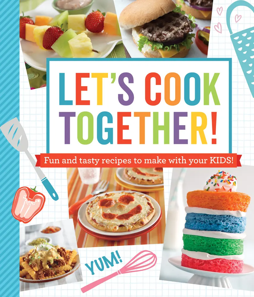 Used Cookbook - Let's Cook Together!: Easy-to-Follow, Fun Tasty Holiday Favorites Desserts & Meals for Kids, Kitchen-Focused, Soft Cover, English, Publications International Ltd, 192 Pages