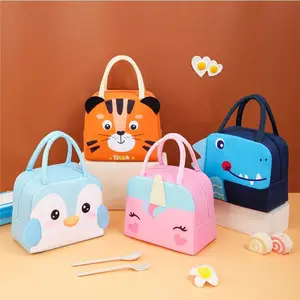 Lunch Bags Tote Cooler Bag Insulated Reusable Lunch Tote Bags Cartoon Portable Lunch Box Bag for Work Office Picnic Beach,Insulated Baskets