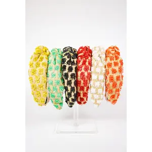 Pattern Straw Headband, VARIOUS