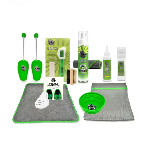 Shoelada Everything Bundle - Ultimate Shoe Cleaning Kit with Foam Cleaner & Brushes