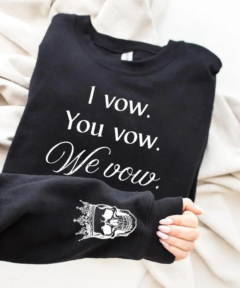 We Vow, The Ritual Sweatshirt, LORDS Series Crewneck, Shantel Tessier Shirt, Smut Merchandise, Dark Romance Book, Unisex Book Lover Hoodie