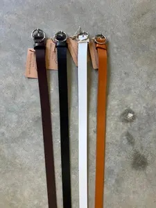 Circle Buckle Belts - 4 Colors