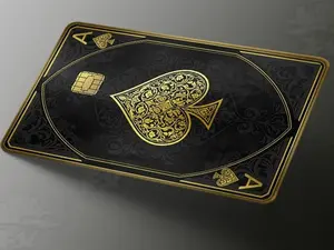 Ace Of Spades Credit Card Skin, Debit Card Covering Adhesive Vinyl Decal Custom Decal