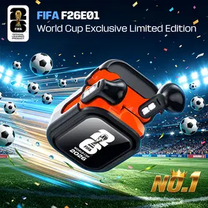 2026 FIFA World Cup Official Licensed Wireless Earbuds, Bluetooth Sports Headphones with Deep Bass Sound, Low Latency Audio, Lightweight Comfort Earphones for Travel, Workout & Soccer Fans
