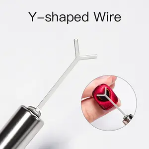 Y-shaped Nail Magnetic Stick, Nail Art Tool, Heart Shaped Magnet Rod, Home Salon Manicure Multi-functional Nail Tools