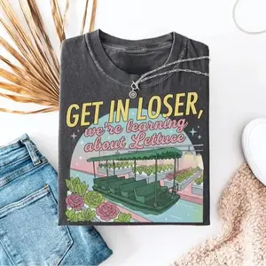 Get In Loser Magical Journey Shirt, Playful Future Land Graphic Tee, Aesthetic Retro Theme Park Trip TShirt, Trendy Oversized Family Vacation Design