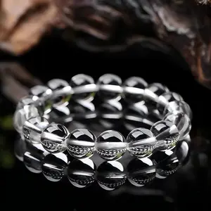 【Clear crystal 】High purity fully transparent top-grade white crystal gift bracelet