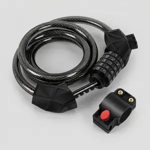 Electric Scooter Cable Lock with Keys, Anti-Theft Security Lock for Scooter & Bike