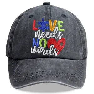 Autism Awareness Gifts for Women Men, Autism Awareness Hat, Autistic Puzzle Graphic Baseball Cap, ASD Supporter Gifts for Events, Support Groups, Fundraisers, Birthday