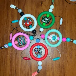 Car Charm Hanger - Stylish Bead Design with Colorful Beads, Perfect for Personalizing Your Car's Interior, Ideal Gift for Car Enthusiasts