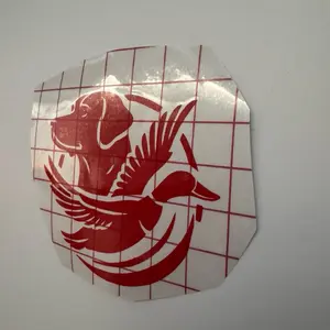 2 pack dog with duck decal