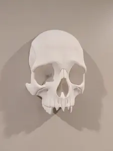 Skull Wall Décor with Hidden Storage Nook – Gothic Secret Compartment Art