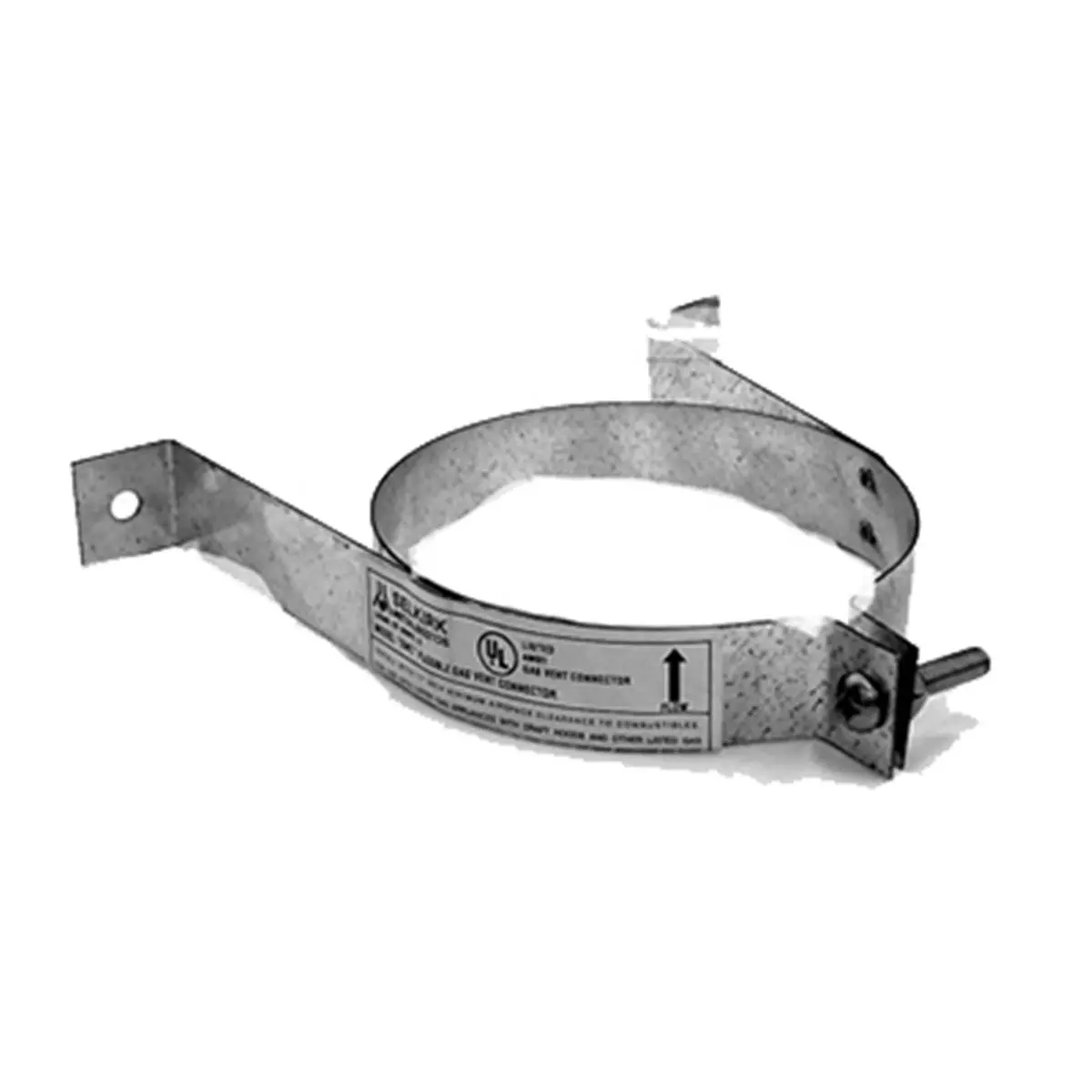 212 MAIN Selkirk 103431 Type B 3-in. Gas Vent Wall Stabilizer with Metal Band - 0.36 lbs, 4.5x5x1.25 in Pipe Support for Household Appliance Parts, Stabilizes Pipe Every 6 Ft Above the Tee, 3-Wall Band Wall Stabilizer