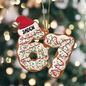 Custom Six Seven Ornament, Teen Slang Funny Tree Decor, 67 Six Seven Teenager Gifts