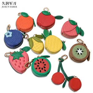 Fruit Mini Coin Purse Fresh and Simple Keychain Access Card Key Anti-Lost Small Pendant Bag Pendant