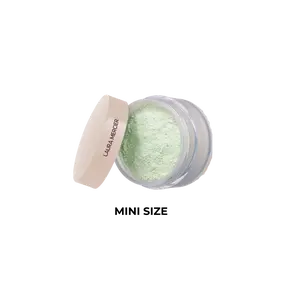 Laura Mercier Mini Translucent Loose Setting Powder in Mint - Travel Friendly, Reduces Redness, Hydrating