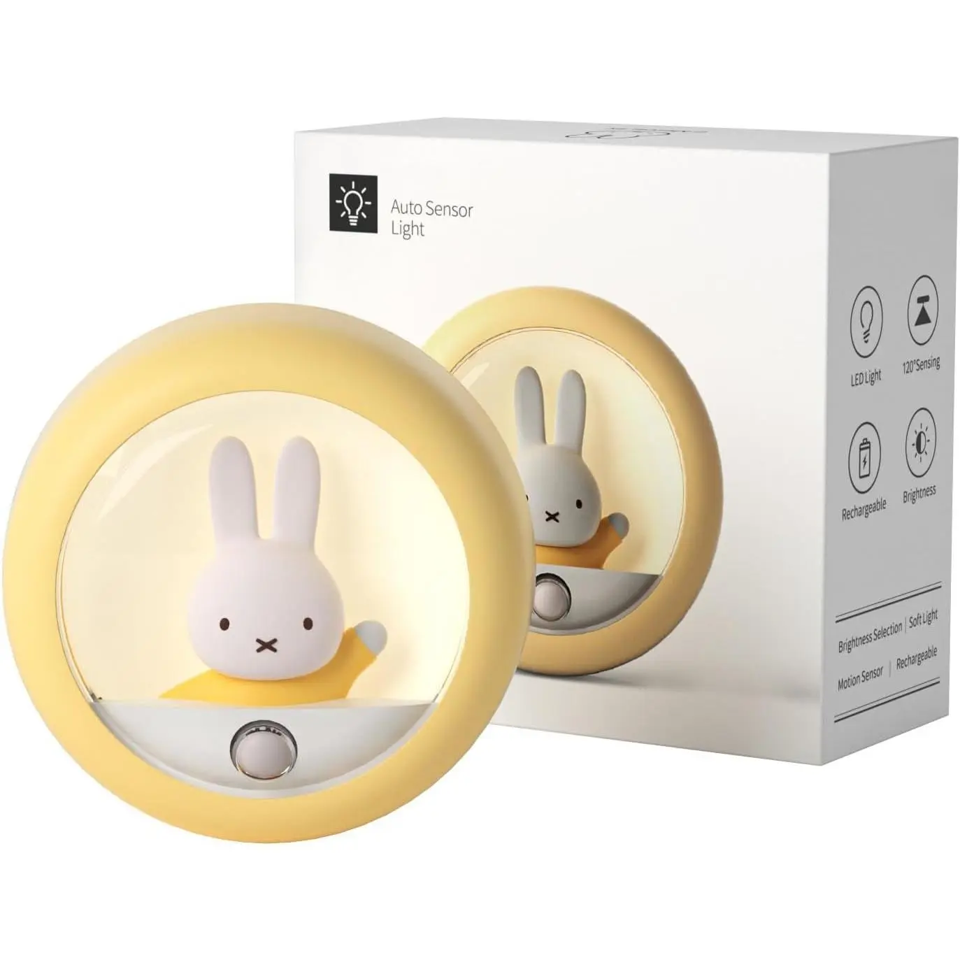 F-DLP03  Miffy Motion Sensor Night Light (Yellow)