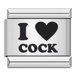 I <3 C*ck (Original Italian Charm Bracelet)