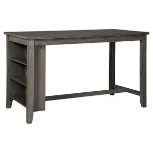 Caitbrook - Rectangular Dining Room Counter Table - Gray