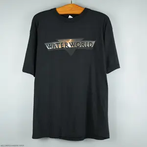 Vintage 1995 Waterworld Movie Tee Graphic Tee Heavy Cotton Tee Shirt, 100% Heavy Cotton Shirt