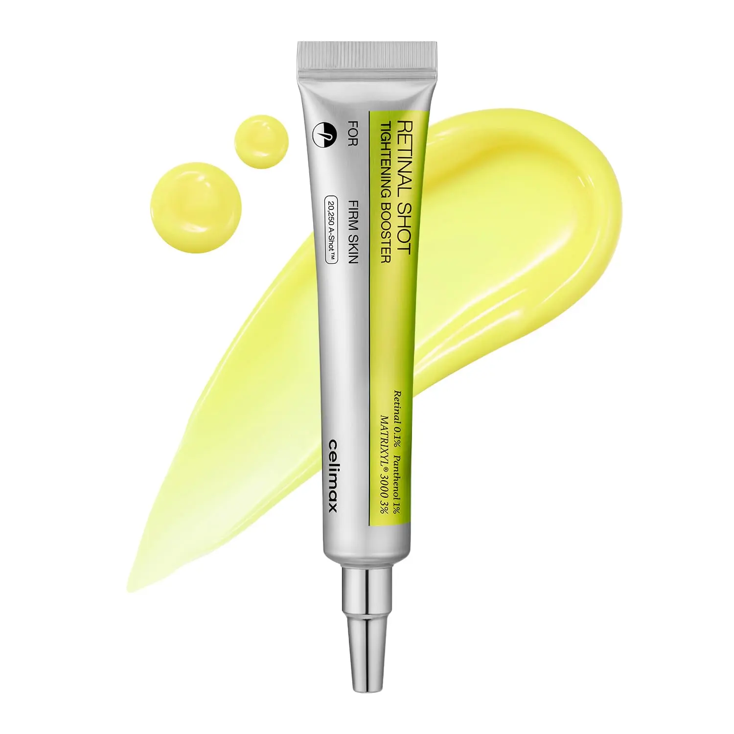 celimax The Vita A Retinal Shot Tightening Booster (0.51 fl.oz) | 0.1% Retinal, 3% Matryxyl, High-Strength Retinoid, Anti Aging, Pore Minimizer, Fine Lines, Skin Firming, Korean Skin Care