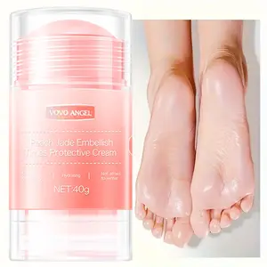 Vovo Angel Peach Foot Cream for Moisturizing Skin, Moisturizer, 1 Tube Hydrating Foot Lotion for Soft, Smooth Feet