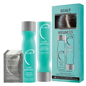 Scalp Wellness Collection - Shampoo, Conditioner, Scalp Therapy Remedies, Vegan - Haircare for cleansing and moisturizing dry scalps