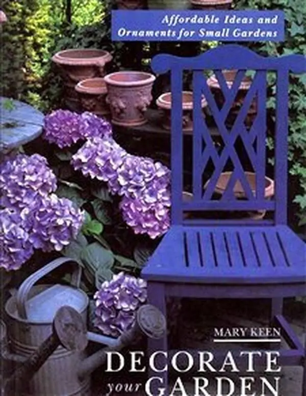 Used Hardcover Book - Decorate Your Garden by Mary Keen, 1993 Edition, English Text, Garden Ideas, Affordable Ideas, Good/Like New, 185029545x, 2.34 lbs