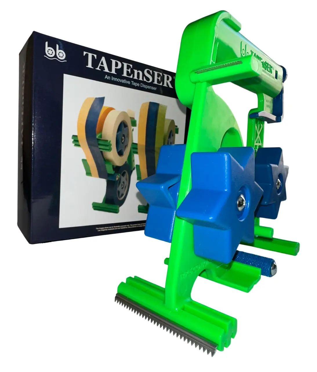 TAPEnSER Painter's Tape Dispenser, makes double-sided masking tape