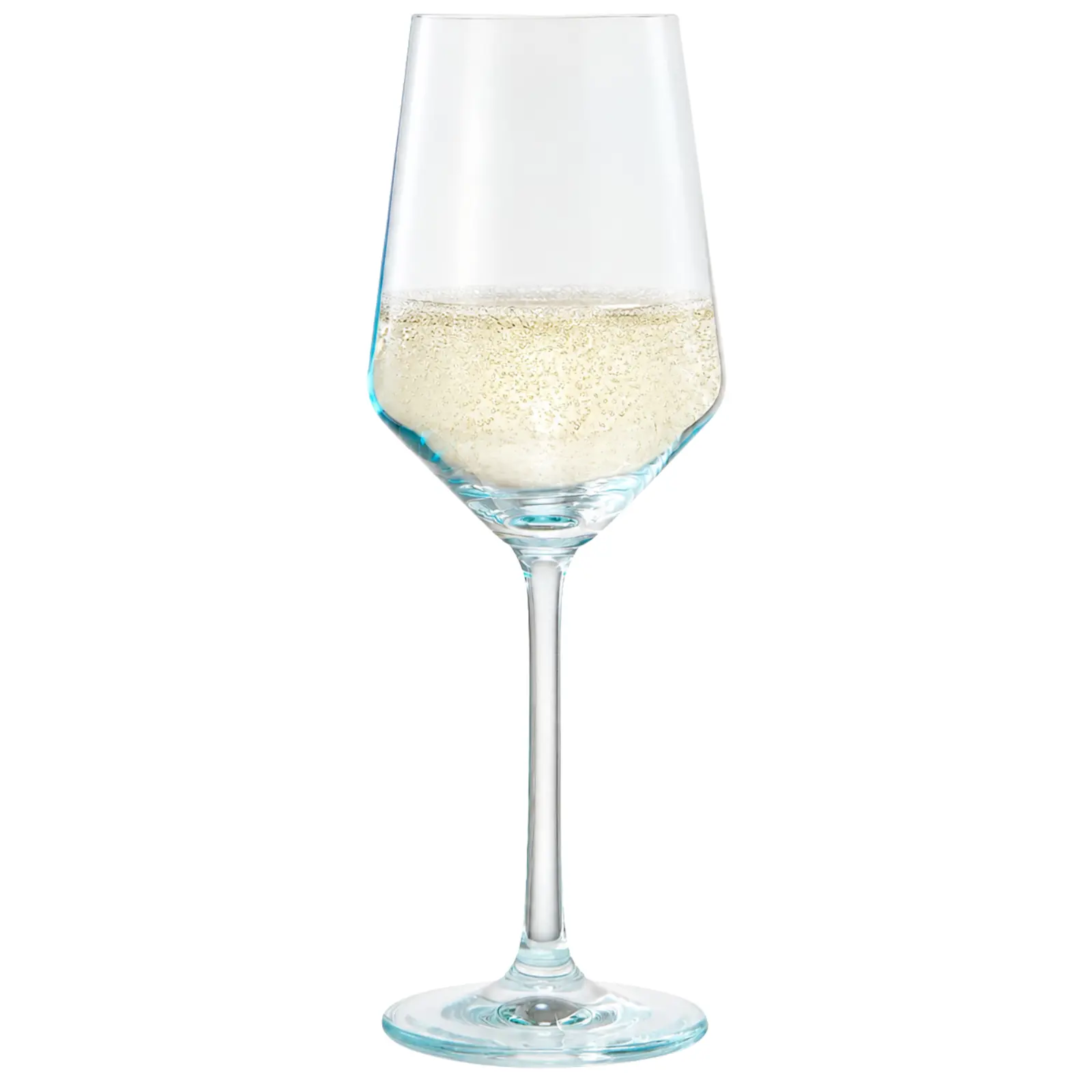 The Wine Savant Make Your Own Set Wine Glass SINGLE, Colorful Blue Colored Large 12 oz Glass, Italian Style Tall for White & Red Wine, Mothers Day Gift, Set of 1 Beautiful Glassware (Light blue)