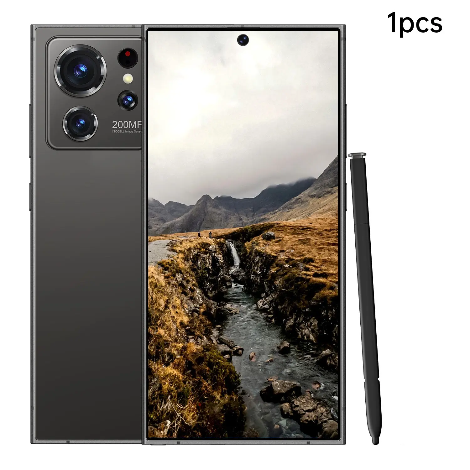 2026 Android Smartphone, 6.75 Inch Large Screen Dual Sim, 5mp + 13mp Cameras, Hidden Stylus, 128GB Expandable Storage, 4GB RAM, 4100mah Battery, Cellphone