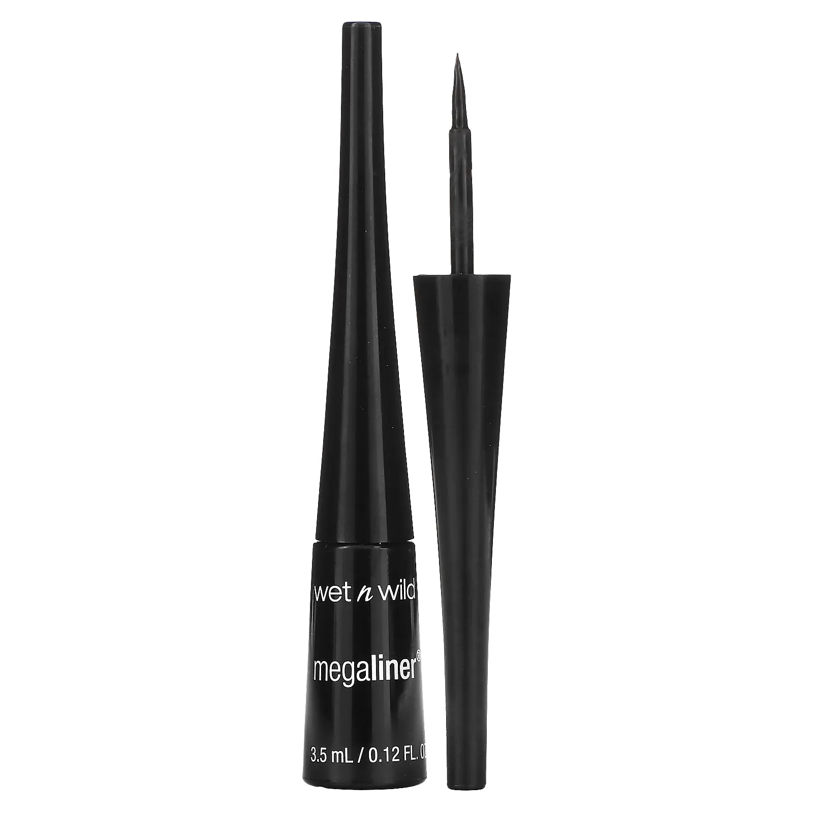wet n wild MegaLiner, Liquid Eyeliner, Black, 0.12 fl oz (3.5 ml) wet n wild MegaLiner, Liquid Eyeliner, Black, 0.12 fl oz (3.5 ml)