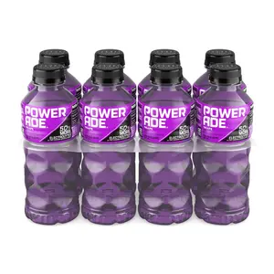 POWERADE Grape Electrolyte Sports Drink Bottles, 20 fl oz, 8 Pack